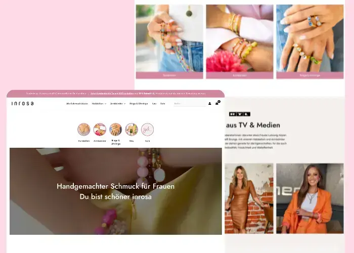 Website-Screenshot: inrosa.de